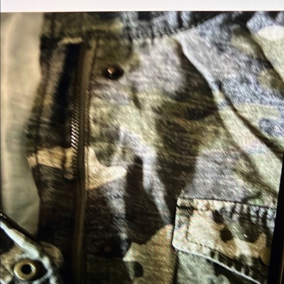 Gap CAMO Embroidered Utility Jacket Size Small - Picture 5 of 8